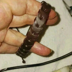 Handmade Leather Unisex Bracelet